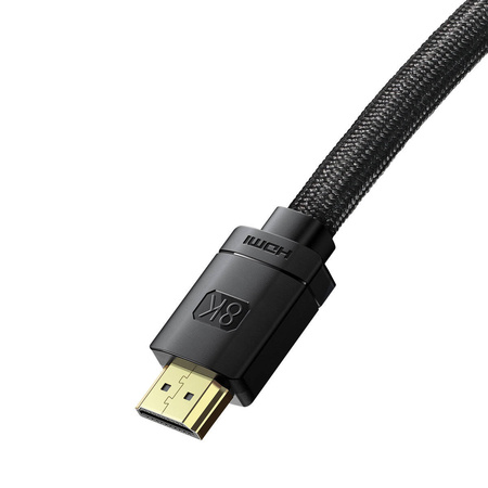 Baseus High Definition Series HDMI 8K to HDMI 8K Adapter Cable 0.5m Black