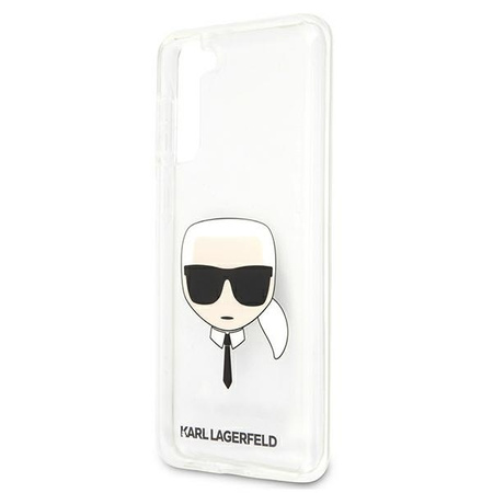 Karl Lagerfeld Head - Etui Samsung Galaxy S21+ (przezroczysty)