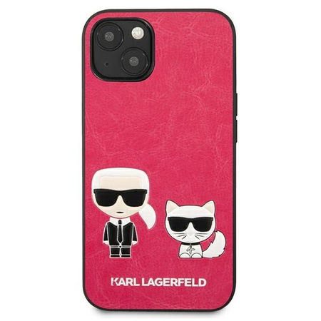 Karl Lagerfeld KLHCP13SPCUSKCP iPhone 13 mini 5,4" fuksja/fushia hardcase Ikonik Karl & Choupette