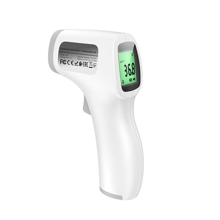 Hoco infrared thermometer - Bezdotykowy termometr na podczerwień (biały)