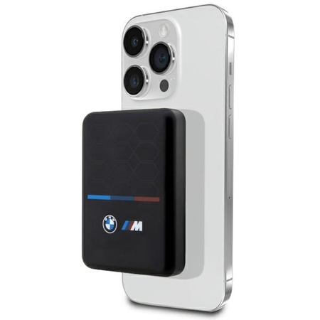 BMW Induktive Powerbank BMPBMS3K22PGVK 5W 3000mAh + Kabel schwarz/schwarz M Collection MagSafe