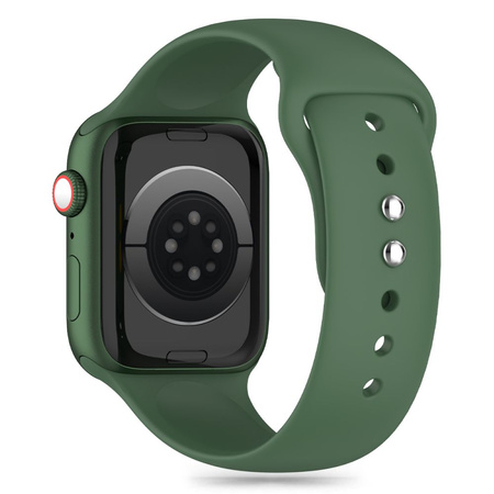 Tech-Protect Silicone Strap for Apple Watch 4 / 5 / 6 / 7 / 8 / 9 / SE / Ultra 1 / 2 (42 / 44 / 45 / 49 mm) - Green