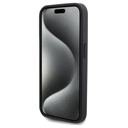 US Polo Assn. Case Yoke Pattern for iPhone 15 Pro Max - black