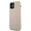 Guess GUHCP12SLSVSGP iPhone 12 mini 5,4" szaro różowy/grey pink hardcase Silicone Vintage