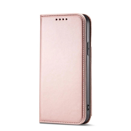 Magnet Card Case case for iPhone 14 Plus flip cover wallet stand pink