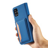 Magnet Card Case Case for Xiaomi Redmi Note 11 Pro Pouch Card Wallet Card Holder Blue