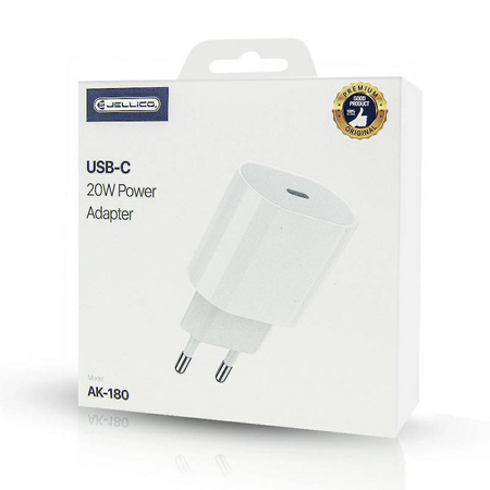 Wall Charger 20W PD USB-C Jellico AK180 white