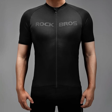 Rockbros 15120002002 short sleeve cycling jersey M - black