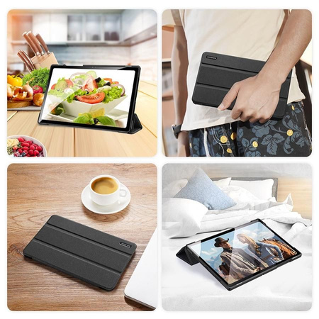 DUXDUCIS DOMO GALAXY TAB A8 10.5 X200 / X205 BLACK