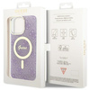 Guess GUHMP14XH4STU iPhone 14 Pro Max 6.7" purpurowy/purple hardcase 4G MagSafe