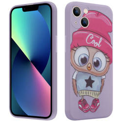 MX OWL COOL IPHONE X/XS PURPLE / FIOLETOWY