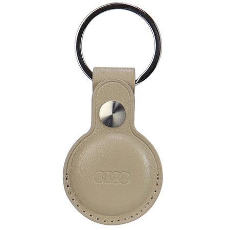 Audi etui Synthetic Leather AirTag beżowy/beige AU-ATKR-Q3/D1-BG