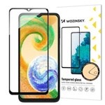 Wozinsky Full Glue Tempered Glass Gehärtetes Glas für Samsung Galaxy A04s 9H Vollbildschutz mit schwarzem Rahmen