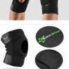 Rockbros LF1106L sports protector for patella and knee joint, size L - black (2 pcs.)