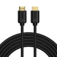 Baseus kabel przewód HDMI 2.0 4K 30 Hz 3D HDR 18 Gbps 5 m czarny (CAKGQ-D01)