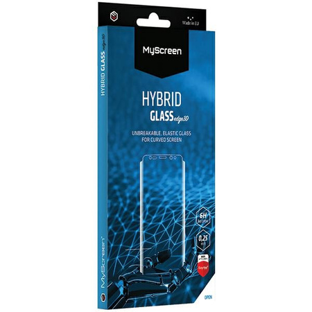 MS HybridGLASS Edge 3D iPhone 7/8 Plus biały/white