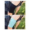 Elastic fabric armband armband for running fitness M blue