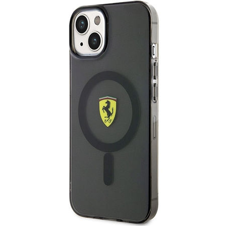 Ferrari FEHMP14SURKK iPhone 14 6.1" schwarz/schwarz Hardcase Translucent Magsafe