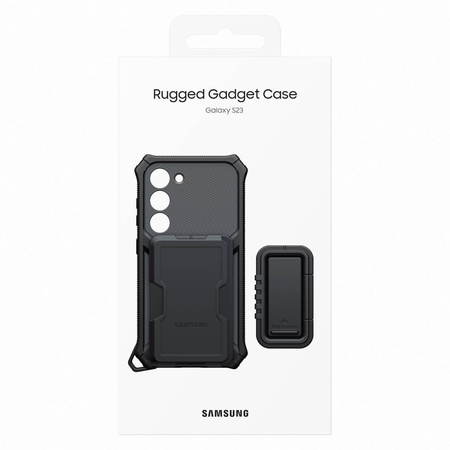 Samsung Rugged Gadget Case for Samsung Galaxy S23 Rugged Cover Ring Holder Stand gray (EF-RS911CBEGWW)