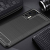 Carbon Case elastyczne etui pokrowiec Huawei P40 niebieski