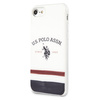 US Polo USHCI8PCSTRB iPhone 7/8/SE 2020 biały/white Tricolor Pattern Collection