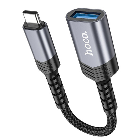 HOCO adapter Typ C (męski) do USB (żeński) 3.0 UA24 czarna