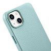 iCarer Litchi Premium Leather Case iPhone 14 Magnetic Leather Case with MagSafe Green (WMI14220709-GN)