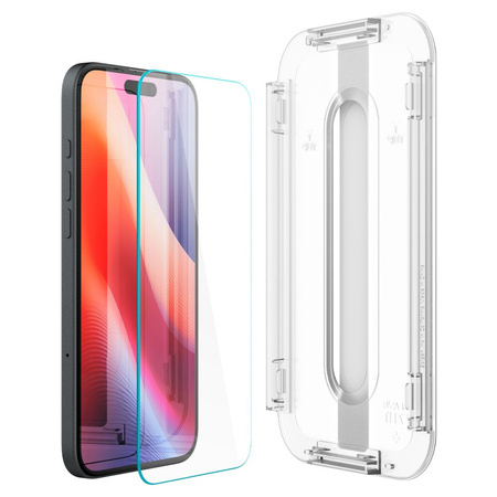 TEMPERED GLASS Spigen GLAS.TR &quot;EZ FIT&quot; IPHONE 15 CLEAR