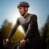 Rockbros Radtrikot 15120009003 Langarm Frühjahr/Sommer L – Schwarz