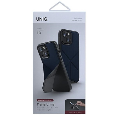 Uniq case Transforma iPhone 13 6.1 &quot;blue / electric blue MagSafe