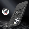 Wozinsky Ring Armor pancerne hybrydowe etui pokrowiec + magnetyczny uchwyt iPhone 13 Pro Max czarny