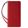 Magnet Strap Case für Samsung Galaxy S23 Flip Wallet Mini Lanyard Stand Rot