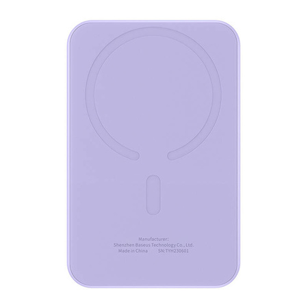 Magnetic Mini Powerbank Baseus 5000mAh 20W (purple)