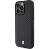 BMW Leather Diamond Pattern case for iPhone 15 Pro Max - black