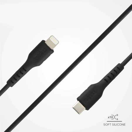 SBS TECABLELIGTC1K USB-C - Lightning cable 1m - black