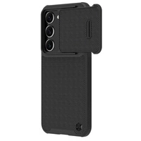 Nillkin Textured S Case für Samsung Galaxy S23, gepanzerte Hülle mit Kameraabdeckung, schwarz