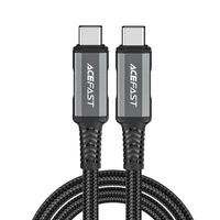 Acefast C1-09 USB-C / USB-C USB4 PD3.1 Kabel 5A 1m - grau-schwarz