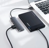 Ugreen USB HUB - 4x USB 3.2 Gen 1 mit Micro USB Stromanschluss grau (CM219 50985)