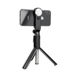 Uchwyt Selfie Tripod z Lusterkiem + Pilot Bluetooth SSTR-11 czarny