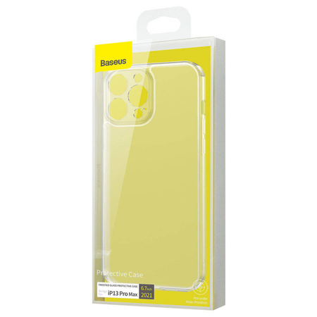 Baseus Frosted Glass Protective Case for iPhone 13 Pro Max transparent (ARWS000202)