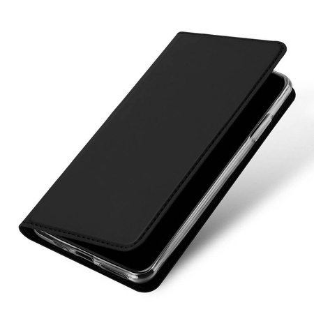 Etui IPHONE 11 PRO z klapką Dux Ducis skórzane Skin Leather czarne