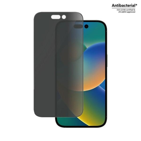 Szkło Hartowane 5D IPHONE 14 PRO PanzerGlass Ultra-Wide Fit Privacy Screen Protection Antibacterial Easy Aligner Included (P2784)