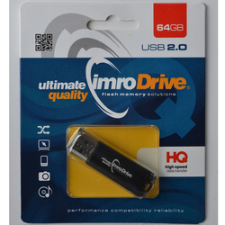 Imro pendrive 64GB USB 2.0 Black czarny