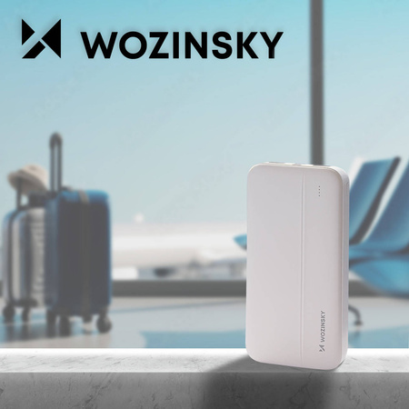 Wozinsky Powerbank 10000mAh 2 x USB weiß (WPBWE1)