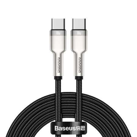 Baseus Cafule Series Metal Data Cable Type-C to Type-C 100W 2m Black