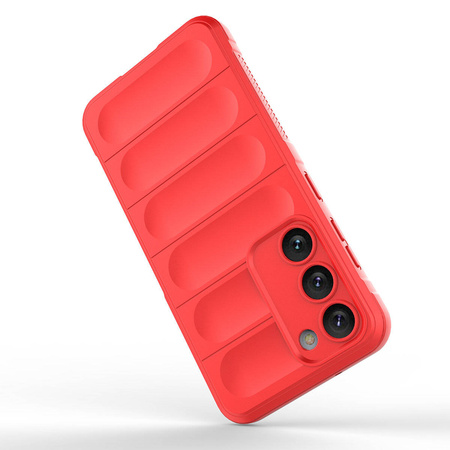 Magic Shield Case for Samsung Galaxy S23+ flexible armored cover red