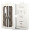 Guess 4G Printed Stripe - Etui Samsung Galaxy S23 (brązowy)