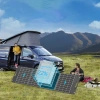 Choetech SC017 400W leichtes Solar-Ladegerät, Schwarz