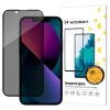 Wozinsky Privacy Glass szkło hartowane do iPhone 14 / 13 / 13 Pro z filtrem Anti Spy prywatyzujące