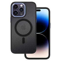 Tel Protect Magnetic Carbon Case do Iphone 13 Czarno-fioletowy